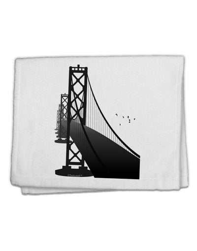 San Francisco Bay Bridge 11&#x22;x18&#x22; Dish Fingertip Towel-Fingertip Towel-TooLoud-White-Davson Sales