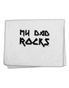 My Dad Rocks 11&#x22;x18&#x22; Dish Fingertip Towel by TooLoud-Fingertip Towel-TooLoud-White-Davson Sales