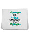 Her Christmas Joy Matching His & Hers 11&#x22;x18&#x22; Dish Fingertip Towel-Fingertip Towel-TooLoud-White-Davson Sales