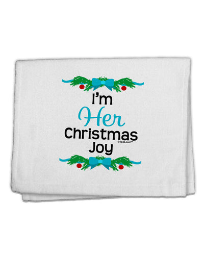 Her Christmas Joy Matching His & Hers 11&#x22;x18&#x22; Dish Fingertip Towel-Fingertip Towel-TooLoud-White-Davson Sales