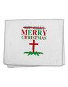 No Happy Holidays&#44; Merry Christmas 11&#x22;x18&#x22; Dish Fingertip Towel-Fingertip Towel-TooLoud-White-Davson Sales