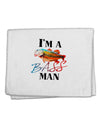 I'm A Bass Man Watercolor 11&#x22;x18&#x22; Dish Fingertip Towel-Fingertip Towel-TooLoud-White-Davson Sales