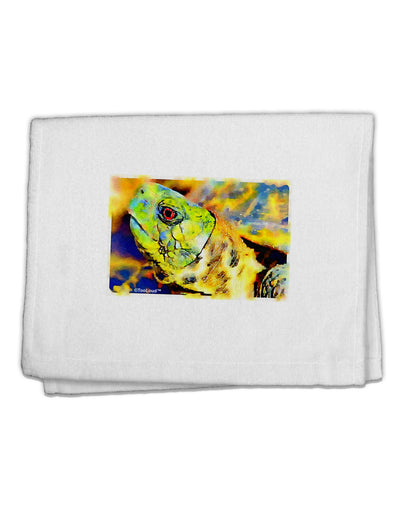 Menacing Turtle Watercolor 11&#x22;x18&#x22; Dish Fingertip Towel-Fingertip Towel-TooLoud-White-Davson Sales