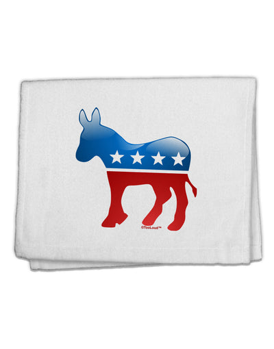 Democrat Bubble Symbol 11&#x22;x18&#x22; Dish Fingertip Towel-Fingertip Towel-TooLoud-White-Davson Sales