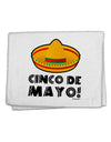 Sombrero Design - Cinco de Mayo 11&#x22;x18&#x22; Dish Fingertip Towel by TooLoud-Fingertip Towel-TooLoud-White-Davson Sales