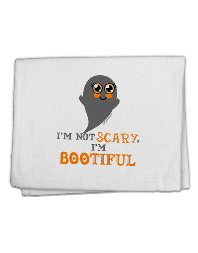 BOOtiful Ghost Orange 11&#x22;x18&#x22; Dish Fingertip Towel-Fingertip Towel-TooLoud-White-Davson Sales