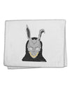 Scary Buny Face Watercolor 11&#x22;x18&#x22; Dish Fingertip Towel-Fingertip Towel-TooLoud-White-Davson Sales