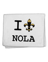 I Love NOLA Fleur de Lis 11&#x22;x18&#x22; Dish Fingertip Towel-Fingertip Towel-TooLoud-White-Davson Sales