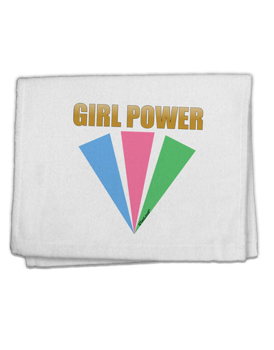 Girl Power Stripes 11&#x22;x18&#x22; Dish Fingertip Towel by TooLoud-Fingertip Towel-TooLoud-White-Davson Sales