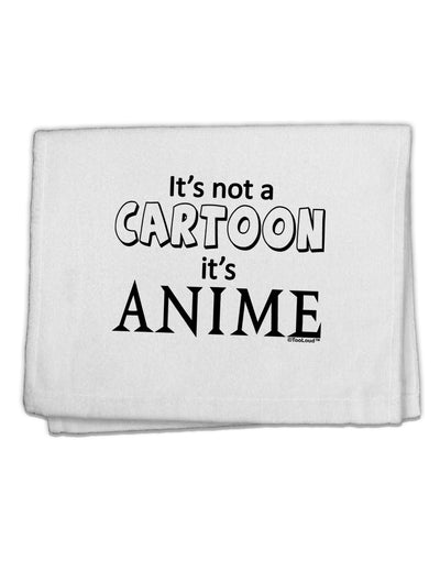 Not A Cartoon Text 11&#x22;x18&#x22; Dish Fingertip Towel by TooLoud-Fingertip Towel-TooLoud-White-Davson Sales