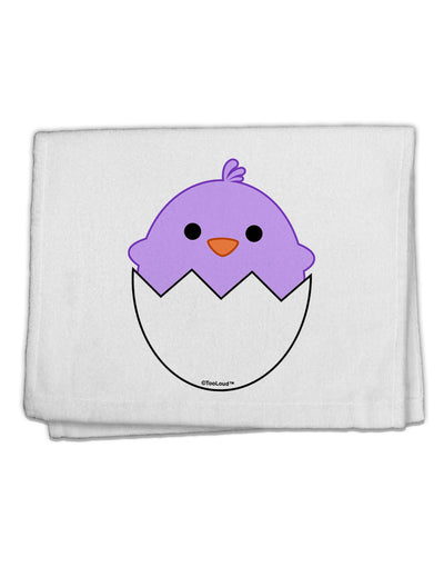 Cute Hatching Chick - Purple 11&#x22;x18&#x22; Dish Fingertip Towel by TooLoud-Fingertip Towel-TooLoud-White-Davson Sales