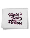 World's Best Cat Mom 11&#x22;x18&#x22; Dish Fingertip Towel by TooLoud-Fingertip Towel-TooLoud-White-Davson Sales