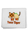 Cute Taco Tiger Text 11&#x22;x18&#x22; Dish Fingertip Towel-Fingertip Towel-TooLoud-White-Davson Sales