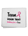 Personalized Team -Name- Breast Cancer Walk - Walking for a Cure 11&#x22;x18&#x22; Dish Fingertip Towel-Fingertip Towel-TooLoud-White-Davson Sales