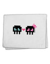 8-Bit Skull Love - Boy and Girl 11&#x22;x18&#x22; Dish Fingertip Towel-Fingertip Towel-TooLoud-White-Davson Sales