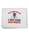 Nurse - Don't Mess With Me 11&#x22;x18&#x22; Dish Fingertip Towel-Fingertip Towel-TooLoud-White-Davson Sales