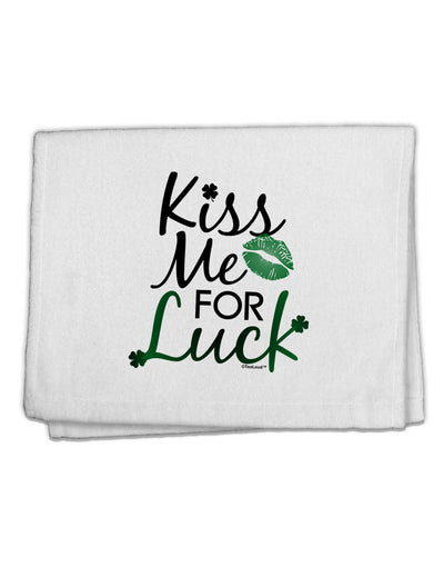 Kiss Me For Luck 11&#x22;x18&#x22; Dish Fingertip Towel-Fingertip Towel-TooLoud-White-Davson Sales