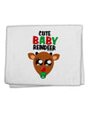 Cute Baby Reindeer Matching Deer 11&#x22;x18&#x22; Dish Fingertip Towel-Fingertip Towel-TooLoud-White-Davson Sales