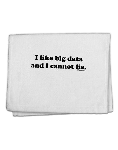 I Like Big Data 11&#x22;x18&#x22; Dish Fingertip Towel by TooLoud-Fingertip Towel-TooLoud-White-Davson Sales