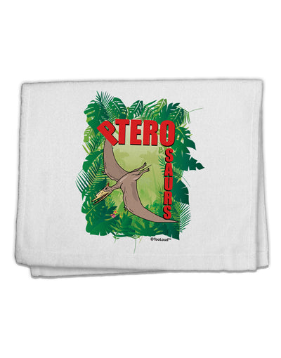 Pterosaurs - With Name 11&#x22;x18&#x22; Dish Fingertip Towel by TooLoud-Fingertip Towel-TooLoud-White-Davson Sales