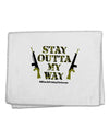 Black Friday Vet - Outta My Way 11&#x22;x18&#x22; Dish Fingertip Towel-Fingertip Towel-TooLoud-White-Davson Sales