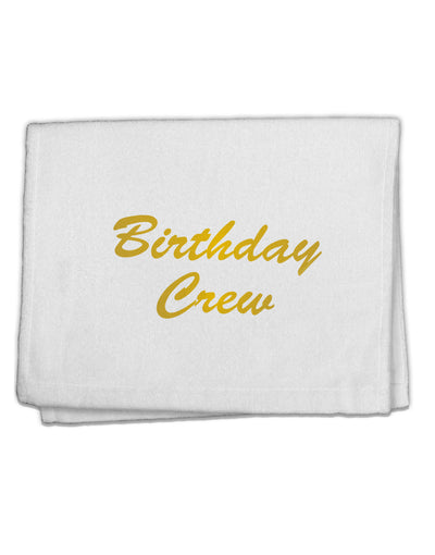 Birthday Crew Text 11&#x22;x18&#x22; Dish Fingertip Towel by TooLoud-TooLoud-White-Davson Sales