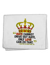 MLK - Only Love Quote 11&#x22;x18&#x22; Dish Fingertip Towel-Fingertip Towel-TooLoud-White-Davson Sales