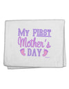 My First Mother's Day - Baby Feet - Pink 11&#x22;x18&#x22; Dish Fingertip Towel by TooLoud-Fingertip Towel-TooLoud-White-Davson Sales