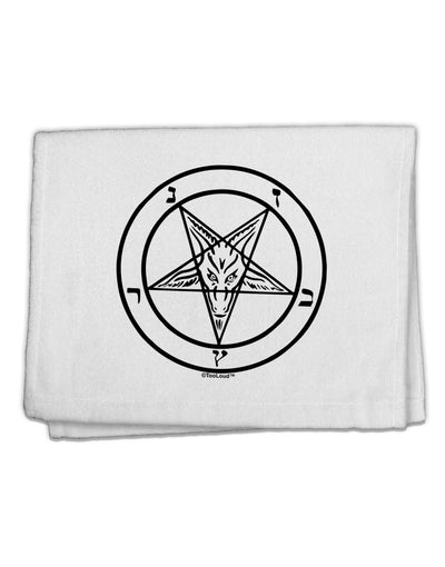 Sigil of Baphomet 11&#x22;x18&#x22; Dish Fingertip Towel by TooLoud-TooLoud-White-Davson Sales