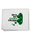 He's My Lucky Charm - Left 11&#x22;x18&#x22; Dish Fingertip Towel-Fingertip Towel-TooLoud-White-Davson Sales