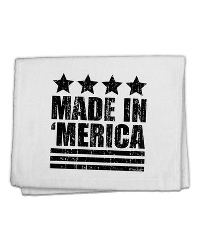 Made in Merica - Stars and Stripes Design 11&#x22;x18&#x22; Dish Fingertip Towel-Fingertip Towel-TooLoud-White-Davson Sales