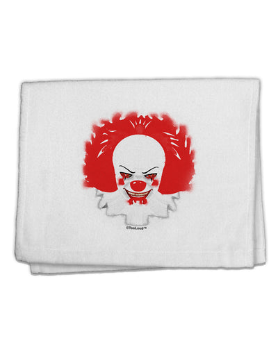 Extra Scary Clown Watercolor 11&#x22;x18&#x22; Dish Fingertip Towel-Fingertip Towel-TooLoud-White-Davson Sales