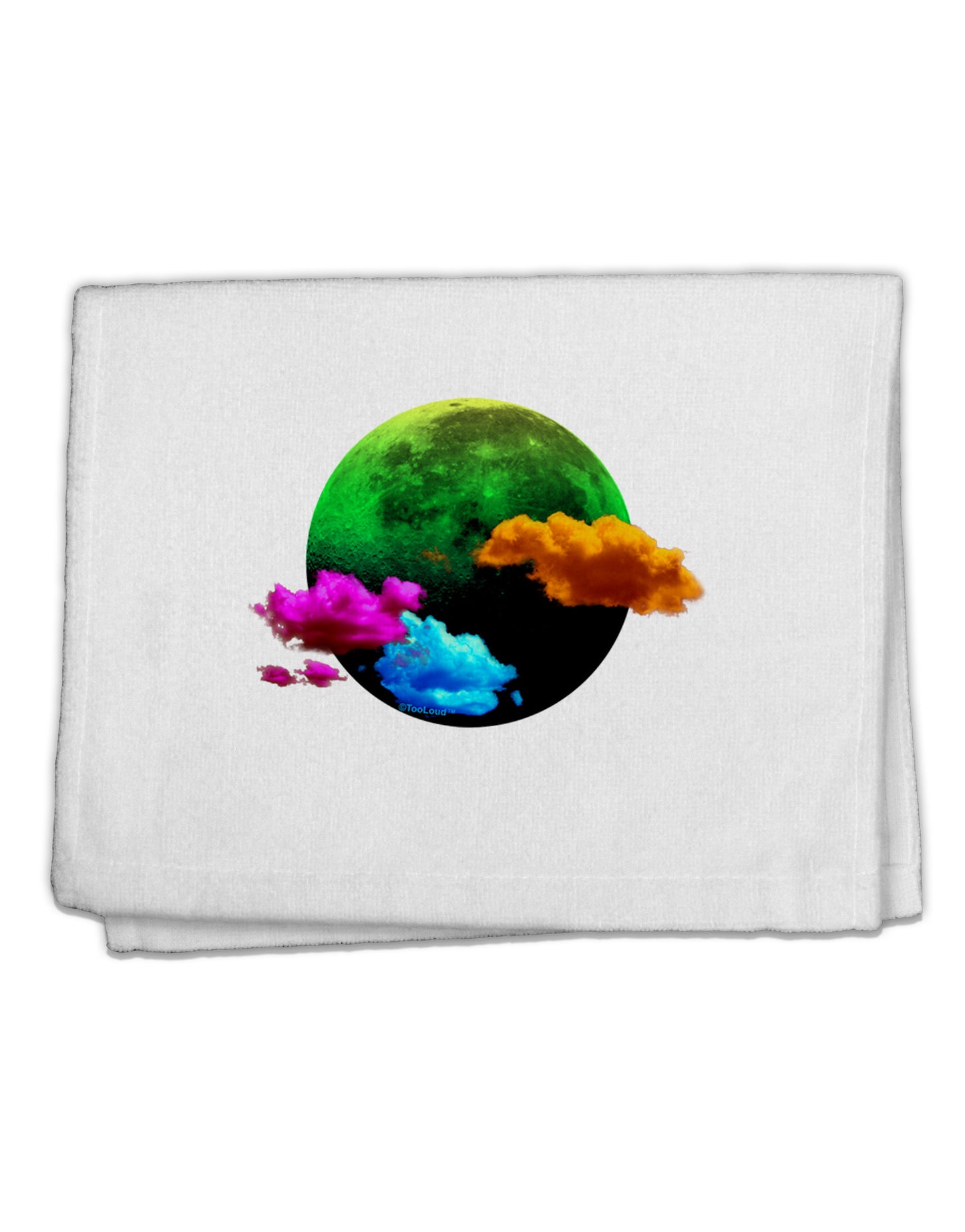Moon Dream Hallucination 11&#x22;x18&#x22; Dish Fingertip Towel-Fingertip Towel-TooLoud-White-Davson Sales