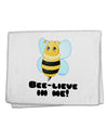 Bee-lieve In Me 11&#x22;x18&#x22; Dish Fingertip Towel-Fingertip Towel-TooLoud-White-Davson Sales