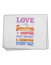 Love is like Sunshine - Quote 11&#x22;x18&#x22; Dish Fingertip Towel-Fingertip Towel-TooLoud-White-Davson Sales