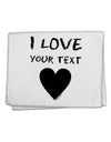 Personalized I Love Customized 11&#x22;x18&#x22; Dish Fingertip Towel-Fingertip Towel-TooLoud-White-Davson Sales