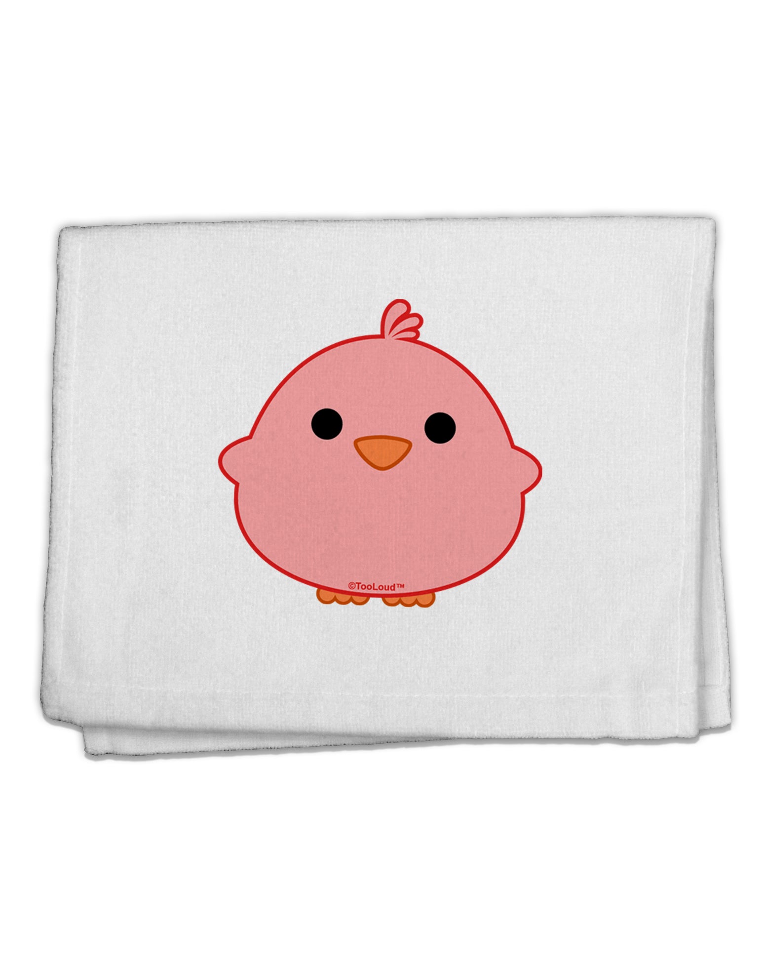 Cute Little Chick - Red 11&#x22;x18&#x22; Dish Fingertip Towel by TooLoud-Fingertip Towel-TooLoud-White-Davson Sales