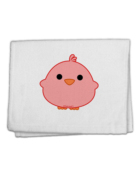 Cute Little Chick - Red 11&#x22;x18&#x22; Dish Fingertip Towel by TooLoud-Fingertip Towel-TooLoud-White-Davson Sales