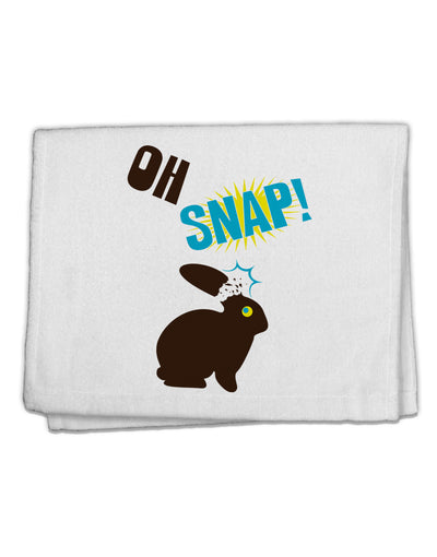 Oh Snap Chocolate Easter Bunny 11&#x22;x18&#x22; Dish Fingertip Towel-Fingertip Towel-TooLoud-White-Davson Sales