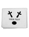 Personalized Matching Reindeer Family Design - Your Text 11&#x22;x18&#x22; Dish Fingertip Towel-Fingertip Towel-TooLoud-White-Davson Sales