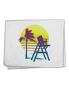 LA Beach Silhouette Letters 11&#x22;x18&#x22; Dish Fingertip Towel-Fingertip Towel-TooLoud-White-Davson Sales