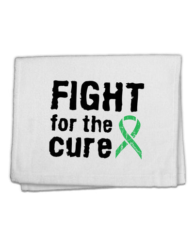 Fight for the Cure - Light Green Ribbon Celiac Disease 11&#x22;x18&#x22; Dish Fingertip Towel-Fingertip Towel-TooLoud-White-Davson Sales