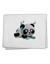 Cute Panda With Ear Buds 11&#x22;x18&#x22; Dish Fingertip Towel-Fingertip Towel-TooLoud-White-Davson Sales