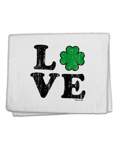 Irish Love - Distressed 11&#x22;x18&#x22; Dish Fingertip Towel by TooLoud-Fingertip Towel-TooLoud-White-Davson Sales