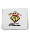 Musician - Superpower 11&#x22;x18&#x22; Dish Fingertip Towel-Fingertip Towel-TooLoud-White-Davson Sales