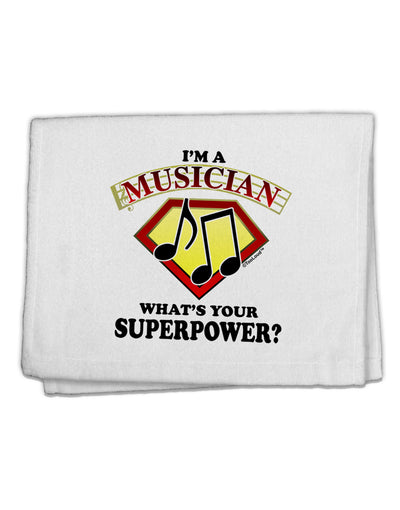 Musician - Superpower 11&#x22;x18&#x22; Dish Fingertip Towel-Fingertip Towel-TooLoud-White-Davson Sales