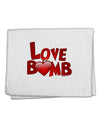 Love Bomb Text 11&#x22;x18&#x22; Dish Fingertip Towel-Fingertip Towel-TooLoud-White-Davson Sales