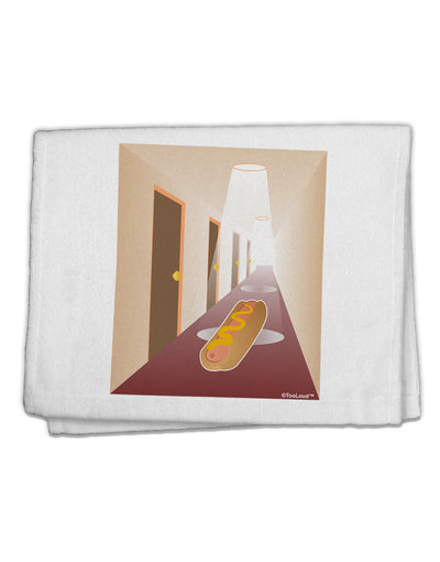 Hotdog in a Hallway 11&#x22;x18&#x22; Dish Fingertip Towel by TooLoud-Fingertip Towel-TooLoud-White-Davson Sales