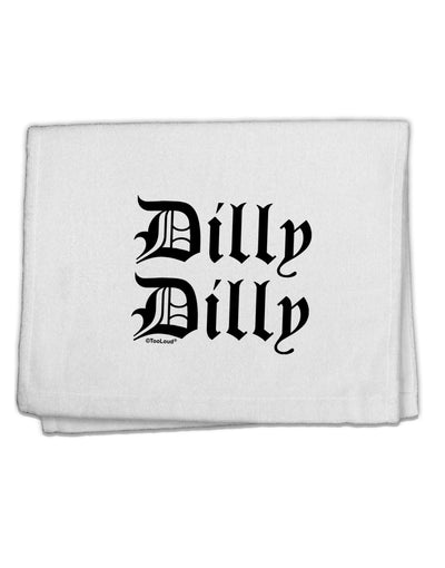 Dilly Dilly Beer Drinking Funny 11&#x22;x18&#x22; Dish Fingertip Towel by TooLoud-Fingertip Towel-TooLoud-White-Davson Sales