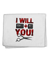 I Will Ctrl X You 11&#x22;x18&#x22; Dish Fingertip Towel-Fingertip Towel-TooLoud-White-Davson Sales